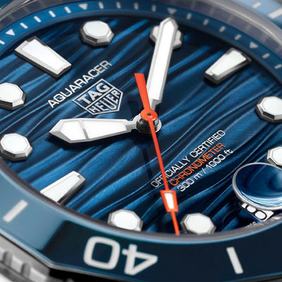 Tag Heuer Aquaracer 42mm Blue Automatic Men's Watch