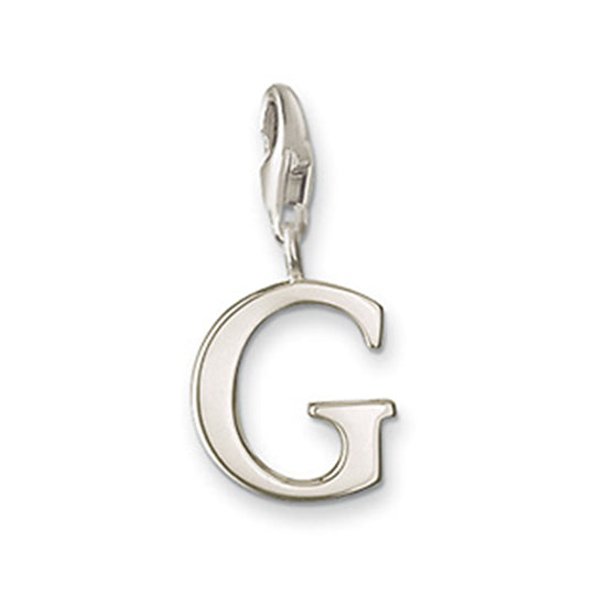 Thomas Sabo Sterling Silver Letter G Charm