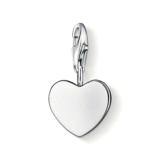 Thomas Sabo Sterling Silver Heart Flat Charm
