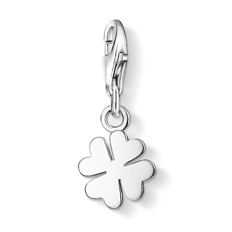 Thomas Sabo Sterling Silver Lucky 4 Leaf Clover Charm