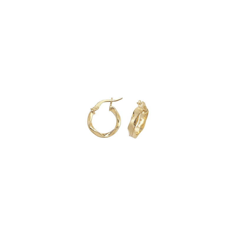 Steffans 9ct Yellow Gold Jess Hoop Earrings