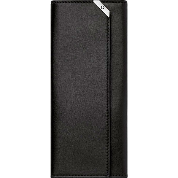 Montblanc Urban Spirit Black Leather Two Pen Pouch