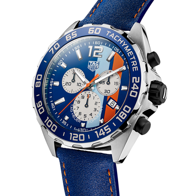 TAG Heuer 43mm Gulf Special Edition Formula 1 Quartz Watch