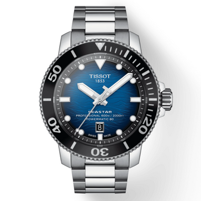 Tissot Seastar 2000 Professional Powermatic 80 Blue & Black Dial Men's Watch