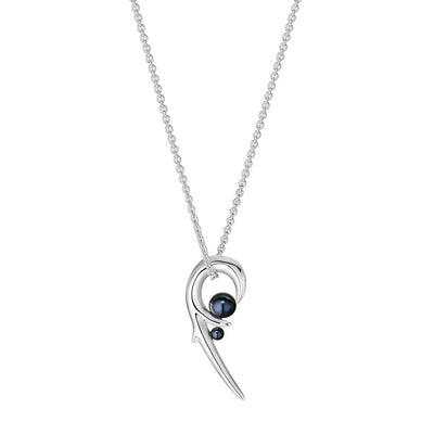 Shaun Leane Hook Pearl Pendant Necklace