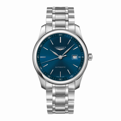 Longines Master Collection Stainless Steel Blue Dial Men's Watch