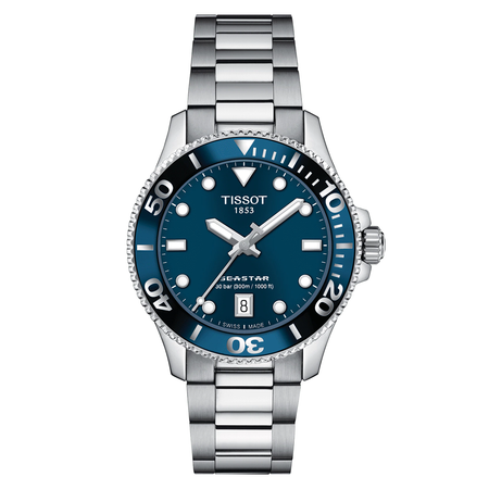 Tissot Seastar 1000 36mm Blue Dial Mens Watch from steffans