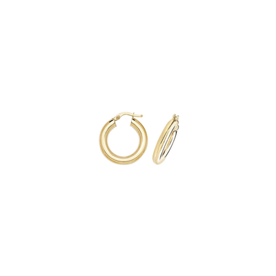 Steffans 9ct Yellow Gold Bethany Hoop Earrings
