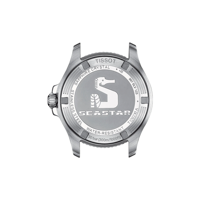 Tissot SeaStar 1000 Stainless Steel Black & Gold Dial Men's Watch