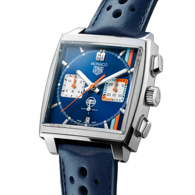 TAG Heuer Monaco Gulf 39mm Blue Automatic Men's Watch