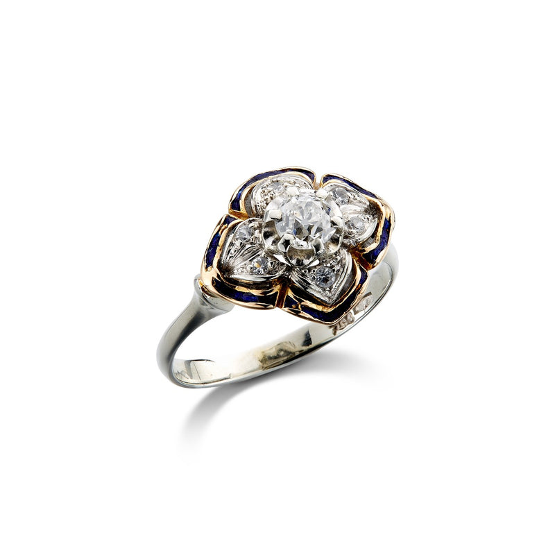 18ct Yellow Gold Diamond Ring