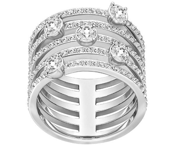 Swarovski Creative Ring With Clear Crystal Pavé - Size K