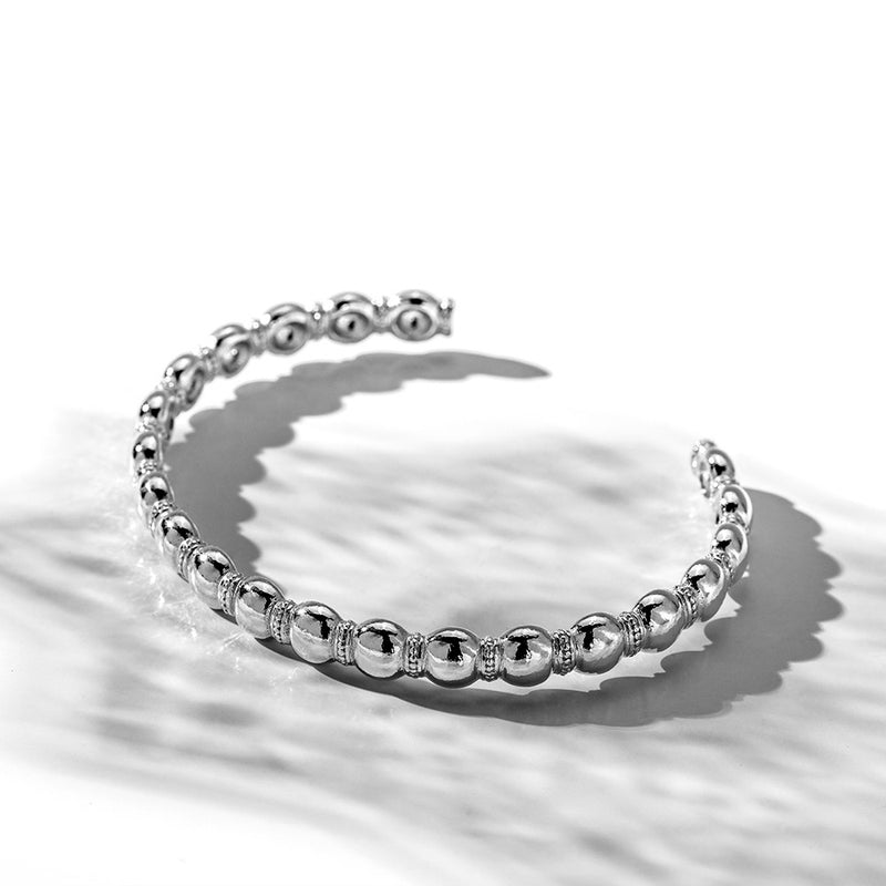 ChloBo Entwined Fate Silver Bangle