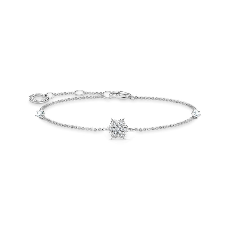 Thomas Sabo Sterling Silver Snowflake Bracelet