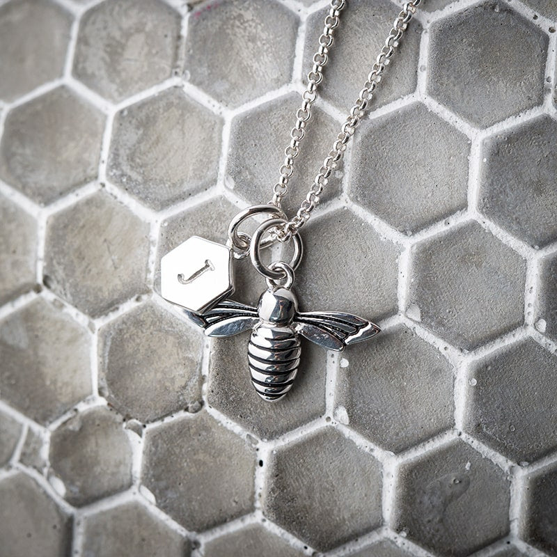 Steff Wildwood Personalised Bee Pendants