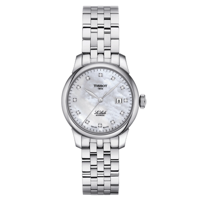 Tissot Le Locle Automatic Lady 29mm White Mother Of Pearl Diamond Dot Ladies Watch