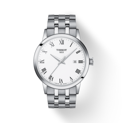 Tissot White Dial Classic Dream White Dial Stainless Steel Men's Watch