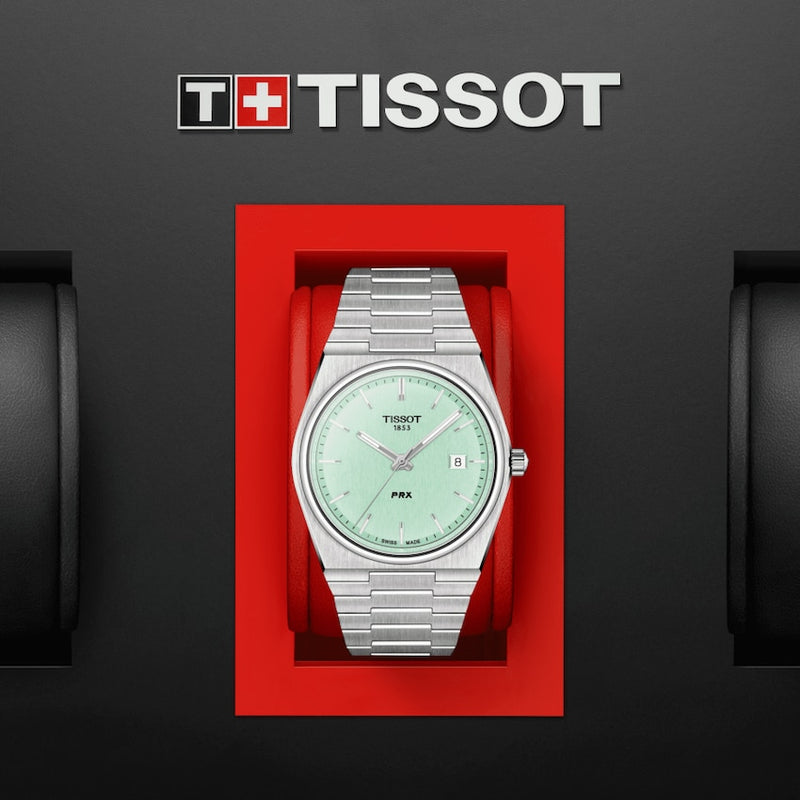 Tissot PRX 40mm Light Green Swiss Quartz Men&