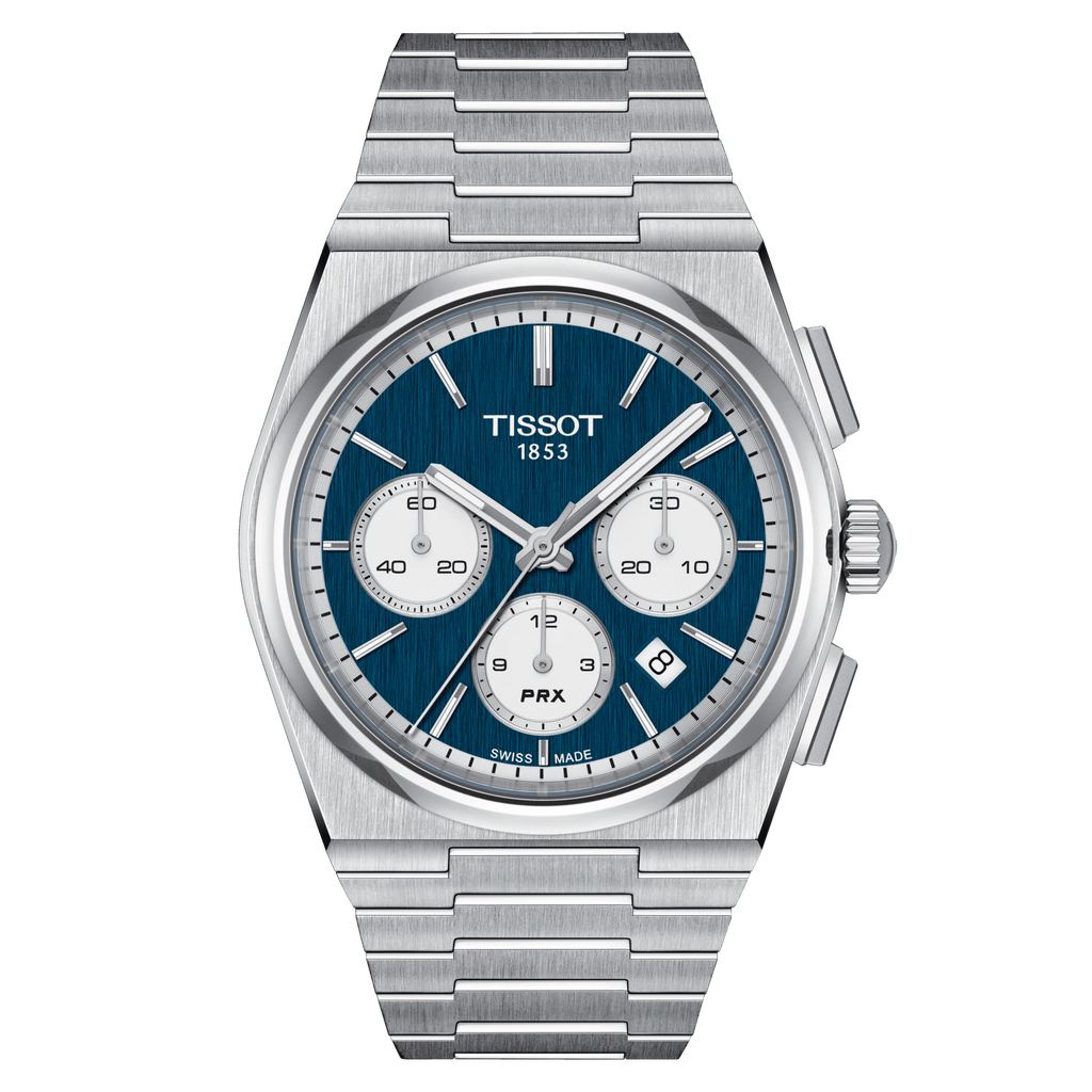 Tissot PRX Chronograph 42mm Blue Dial Automatic Men's Watch