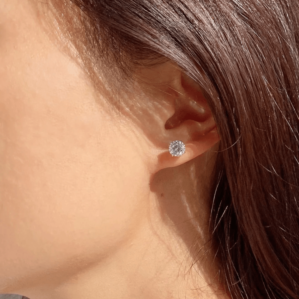 CARAT* London Eternal Four Prong 1.00ct Stud Earrings - Steffans Jewellers