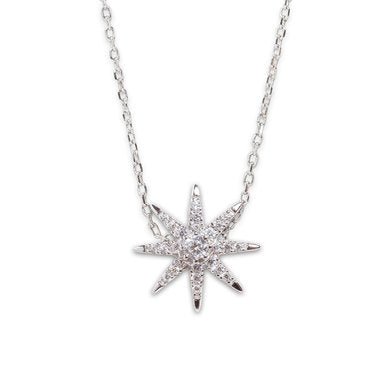 CARAT* London Sterling Silver Atrias Pendant Necklace - Steffans Jewellers