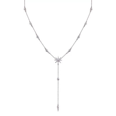 CARAT* London Sterling Silver Mimosa Drop Pendant Necklace - Steffans Jewellers