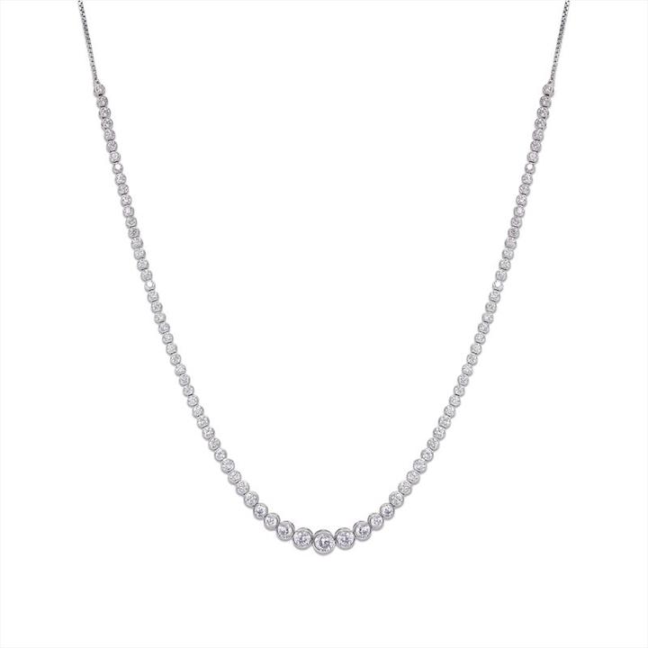 CARAT* London Sterling Silver Quentin Necklace - Steffans Jewellers