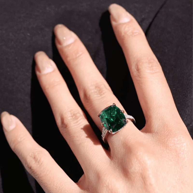 CARAT* London Tatum Emerald Flanders Cocktail Ring - Steffans Jewellers