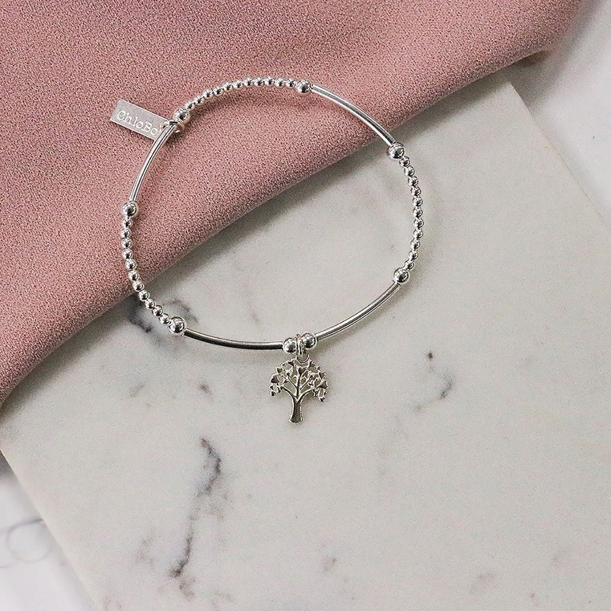 ChloBo Cute Mini Heart Tree Of Life Bracelet - Steffans Jewellers