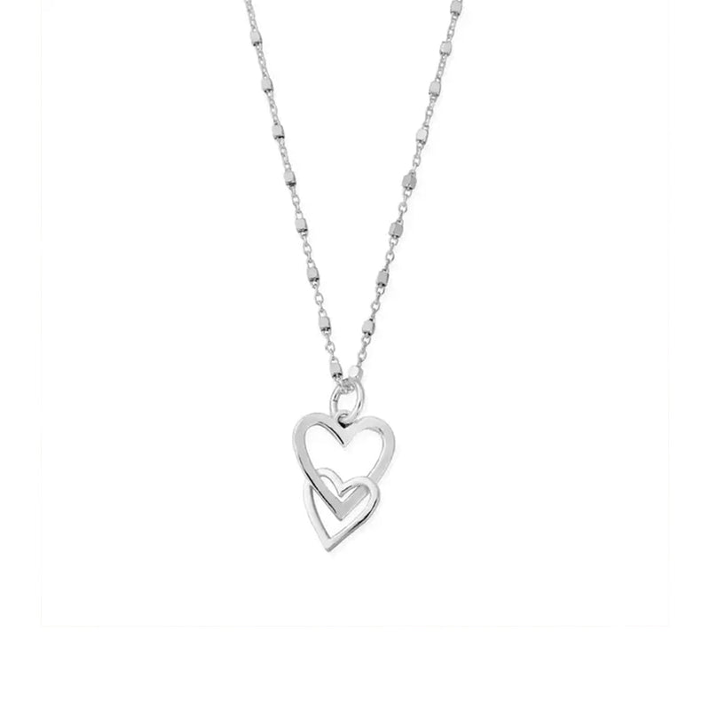 ChloBo Interlocking Love Heart Necklace - Steffans Jewellers
