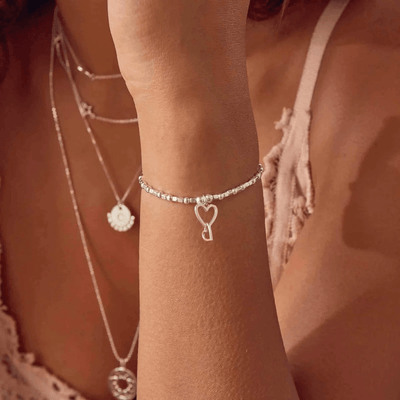 ChloBo Mini Cube Interlocking Love Heart Bracelet - Steffans Jewellers