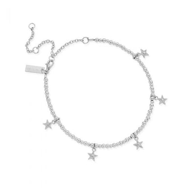 ChloBo Mini Cute Multi Star Anklet - Steffans Jewellers