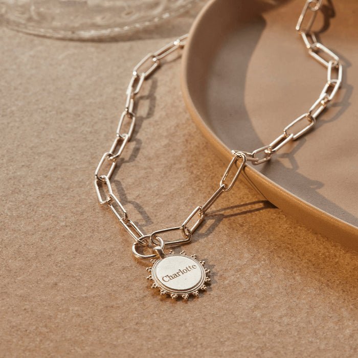 ChloBo Personalised Sun Coin Necklace - Steffans Jewellers