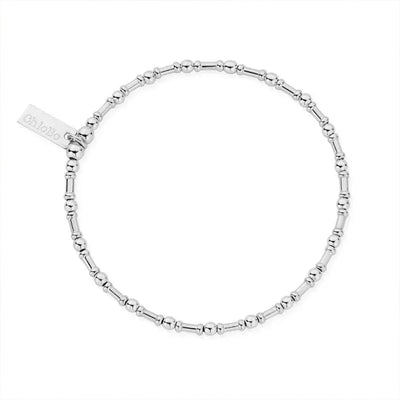 ChloBo Rhythm Of Water Sterling Silver Beaded Bracelet - Steffans Jewellers