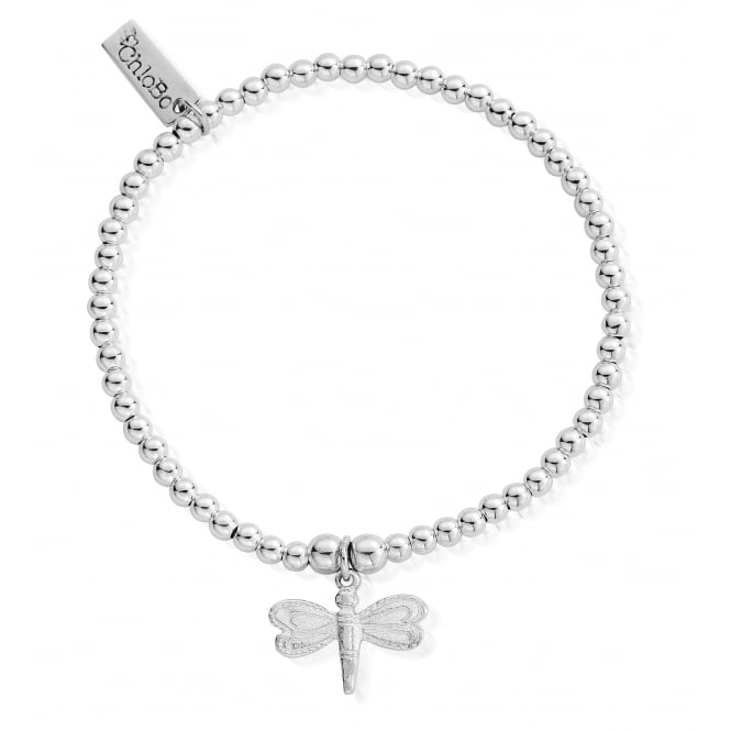 ChloBo Silver Iconic Cute Small Dragonfly Bracelet - Steffans Jewellers