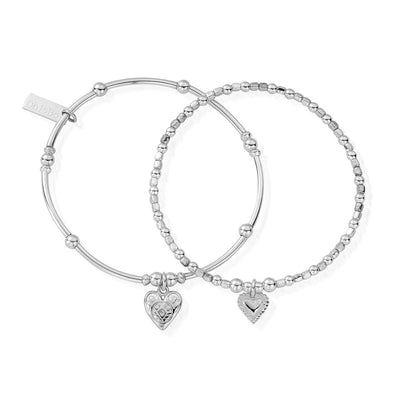 ChloBo Sterling Silver Compassion Set Of 2 Bracelets - Steffans Jewellers