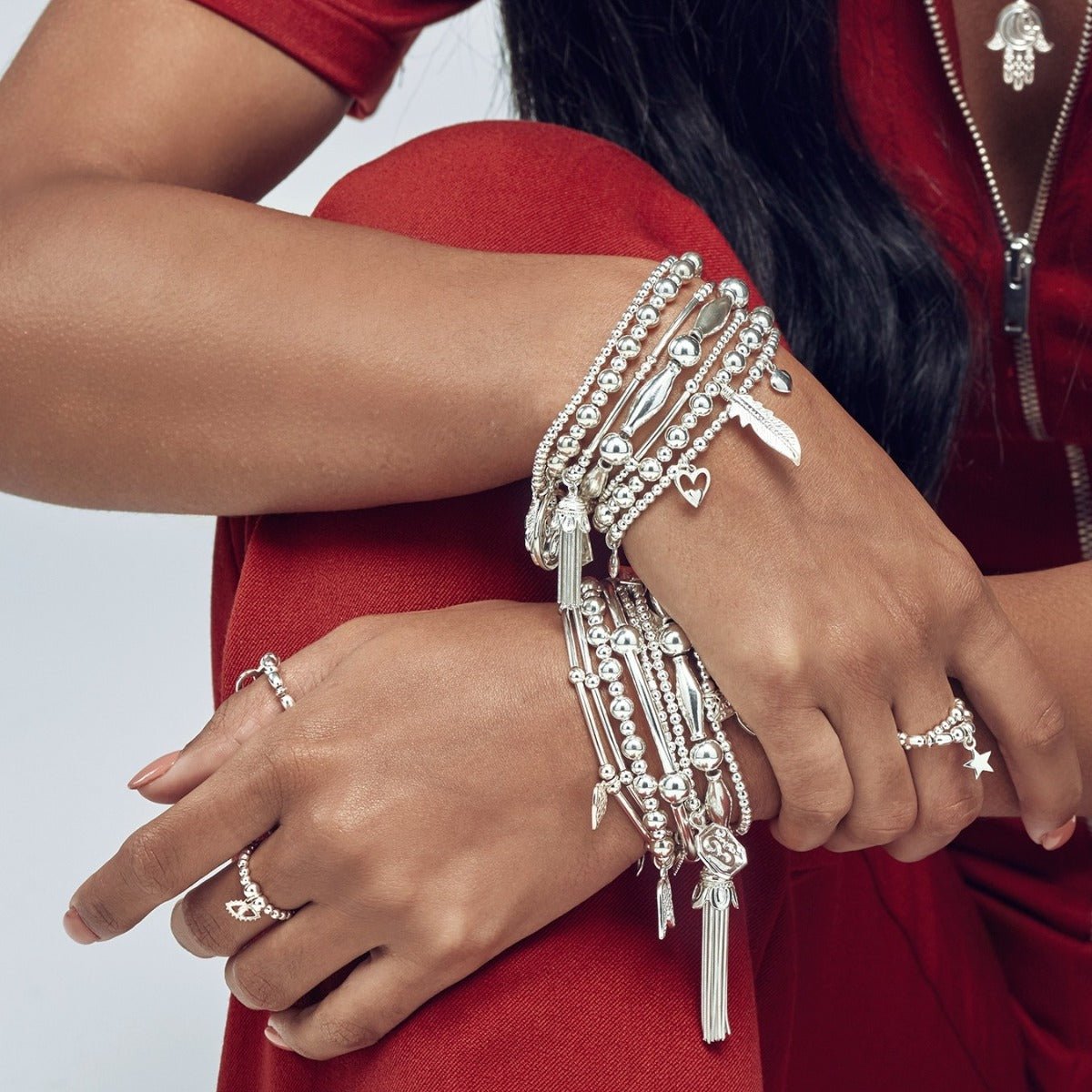 ChloBo Sterling Silver Cute Charm Elephant Bracelet - Steffans Jewellers