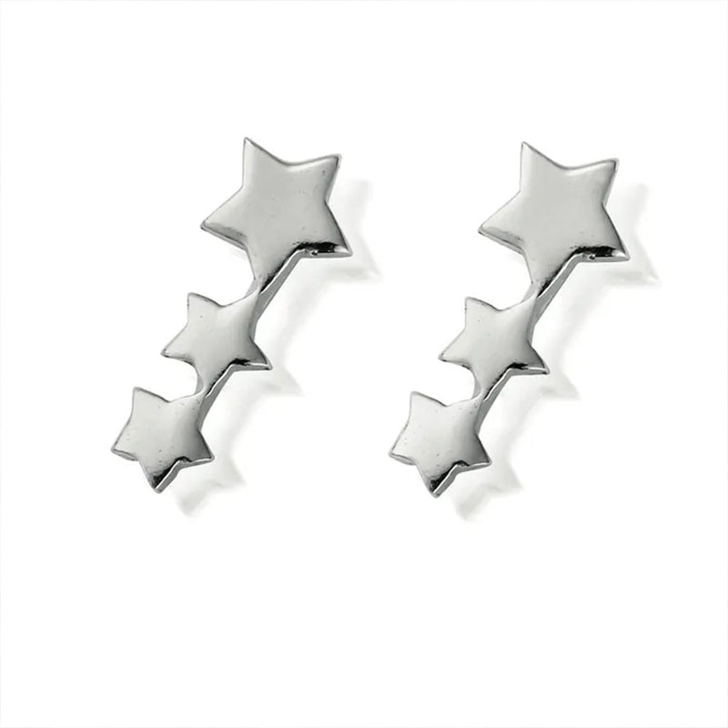 ChloBo Shooting Stars Silver Earrings