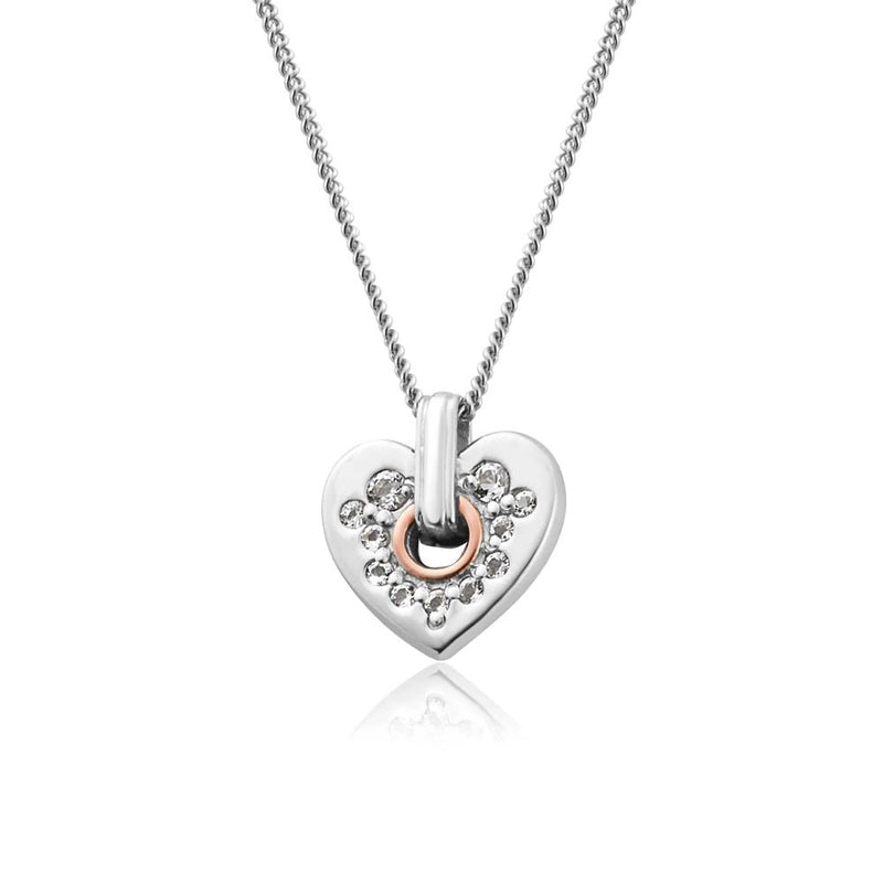 Clogau Cariad Sparkle Small Heart Pendant Necklace