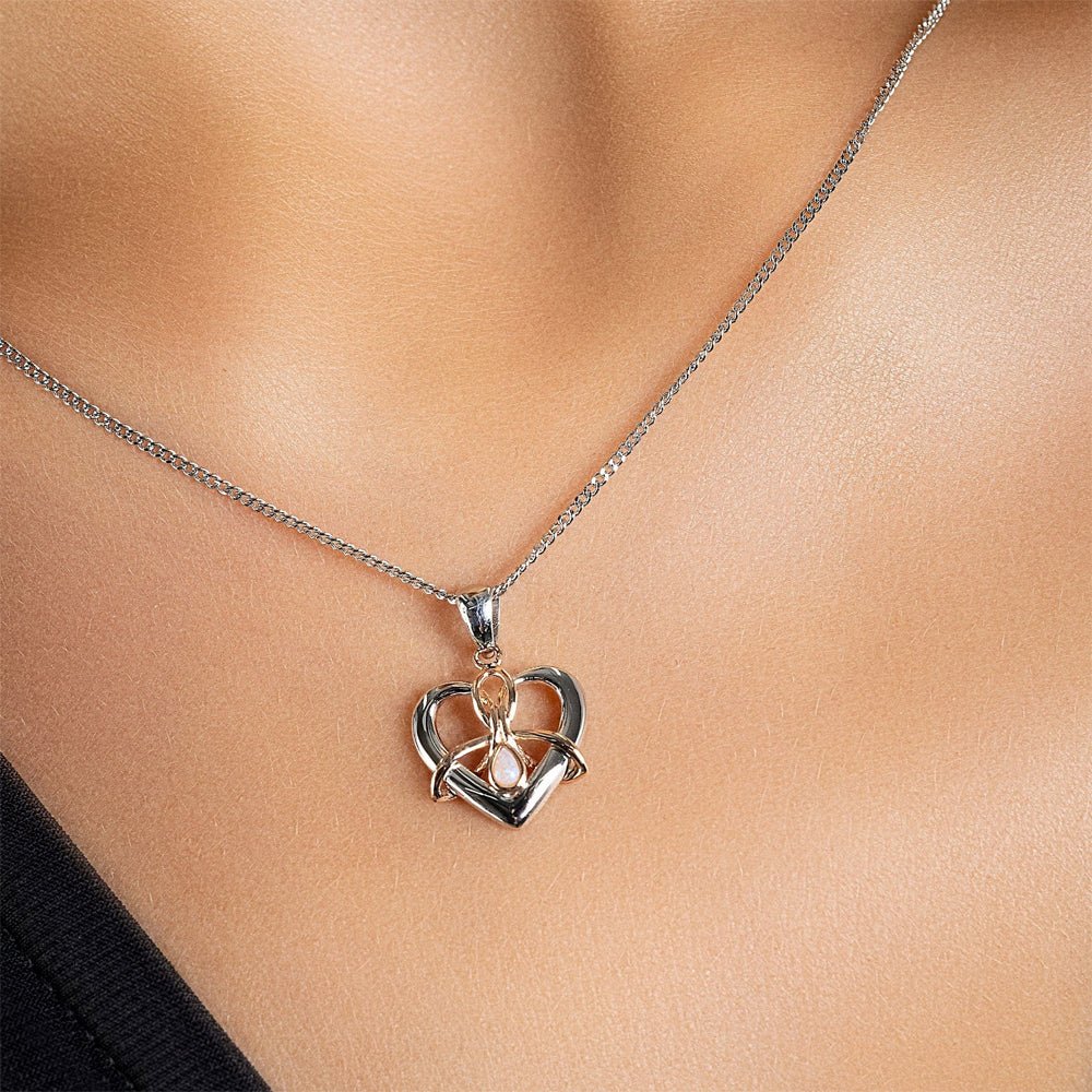 Clogau Dwynwen Opal Pendant Necklace