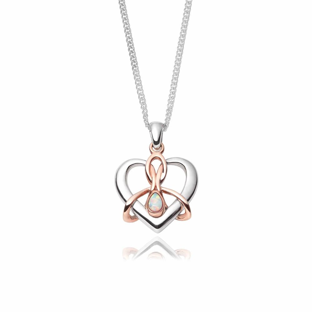Clogau Dwynwen Opal Pendant Necklace