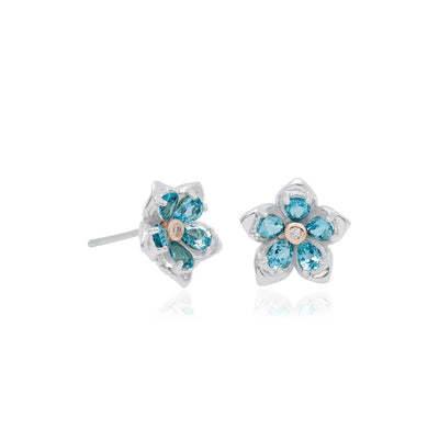 Clogau Forget Me Not Stud Earrings - Steffans Jewellers