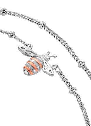 Clogau Honey Bee Double Chain Bracelet - Steffans Jewellers
