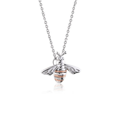 Clogau Honey Bee Pendant with Silver Chain - Steffans Jewellers