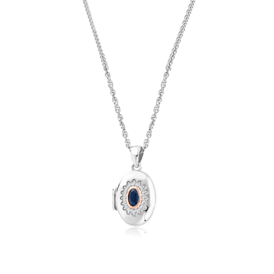 Clogau Princess Diana Sapphire Locket Necklace