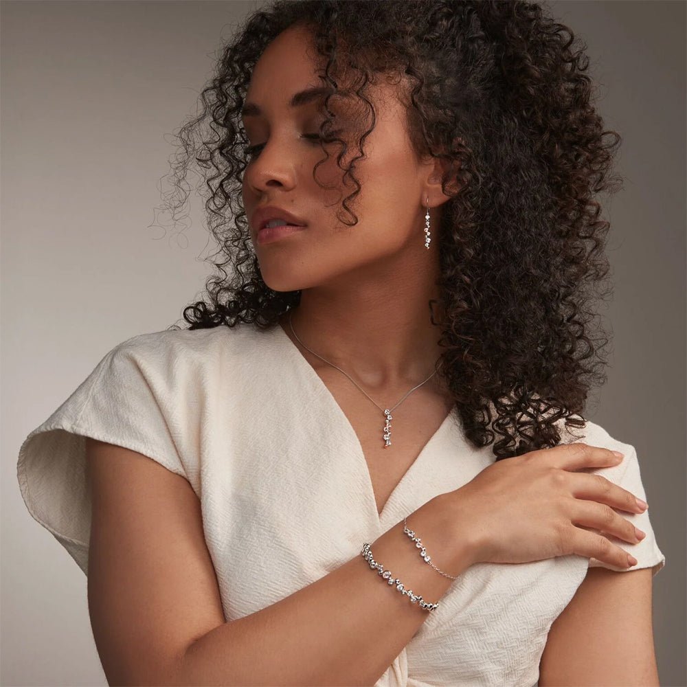 Clogau Sterling Silver Love Story Celebration Pendant Necklace