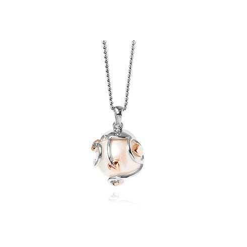 Clogau Tree of Life Caged Pearl Pendant Necklace