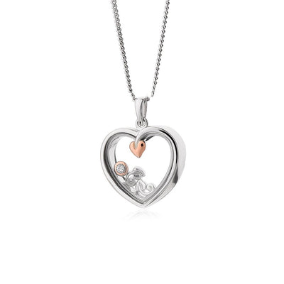 Clogau Tree of Life Heart Charm Pendant Necklace