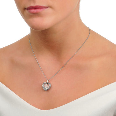 Clogau Tree of Life Heart Charm Pendant Necklace