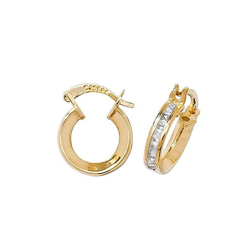 Steffans Yellow Gold Earrings